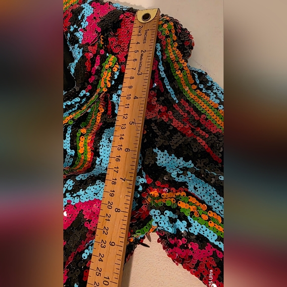 Nasty Gal Vibrant Sequin Mini Dress NWT SIze 6 - Picture 10 of 17